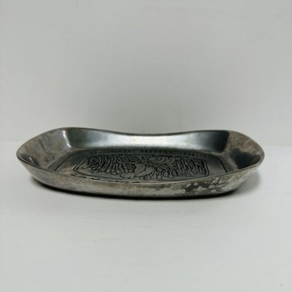 Wilton Armetale Harvest Serving Dish Give Us This Day Our Daily Bread WRP Penn - Picture 7 of 10